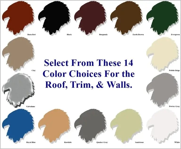 Metal Carport Color Choices Metal Carport Depot